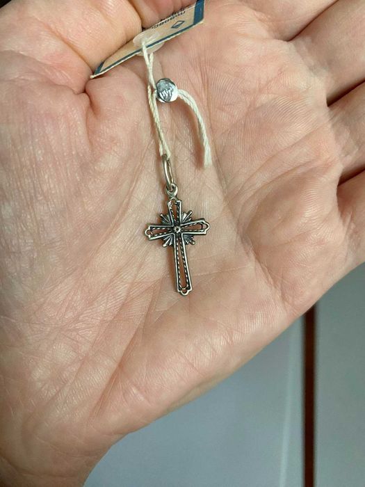 Практично НОВИЙ ажурний хрестик, срібло 925проби