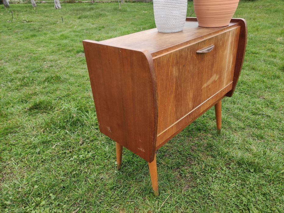 Szafka komoda barek szafka nocna vintage retro PRL DDR art deco