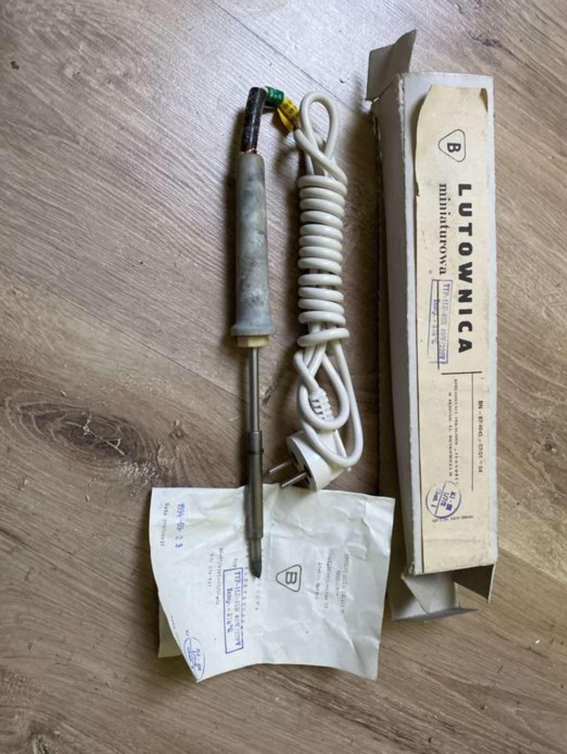 Lutownica miniaturowa z 1994 r SPRAWNA!