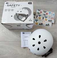 Kask rowerowy dziecięcy Kinderkraft SAFETY white