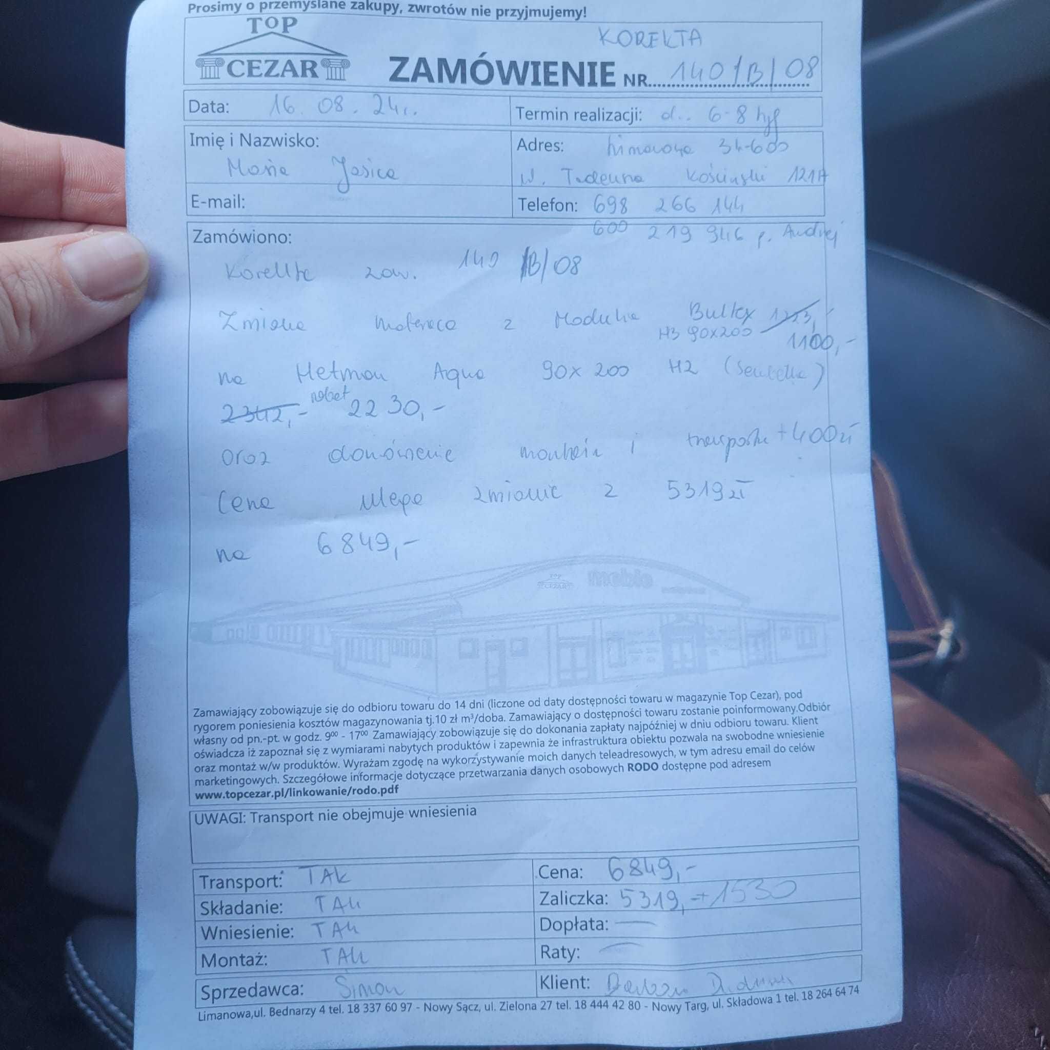 Łóżko rehabilitacyjne elektryczne regulowane pilot bardzo dobry stan