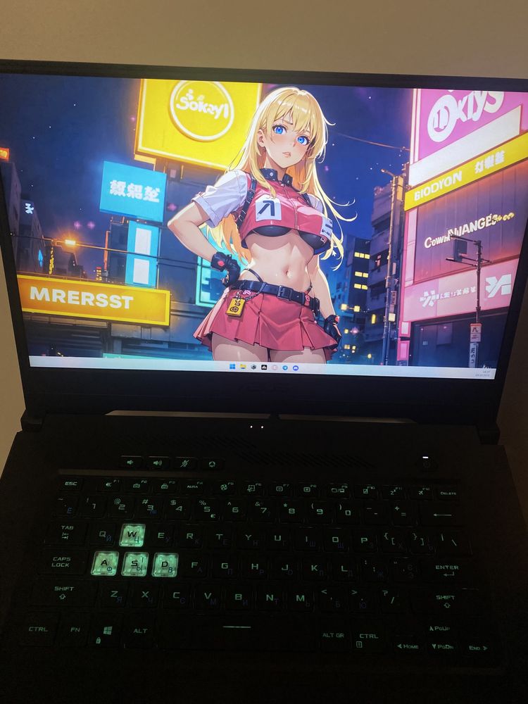 Laptop ASUS f15 do gier + słuchawki hyperx + Podstawka pod laptopa