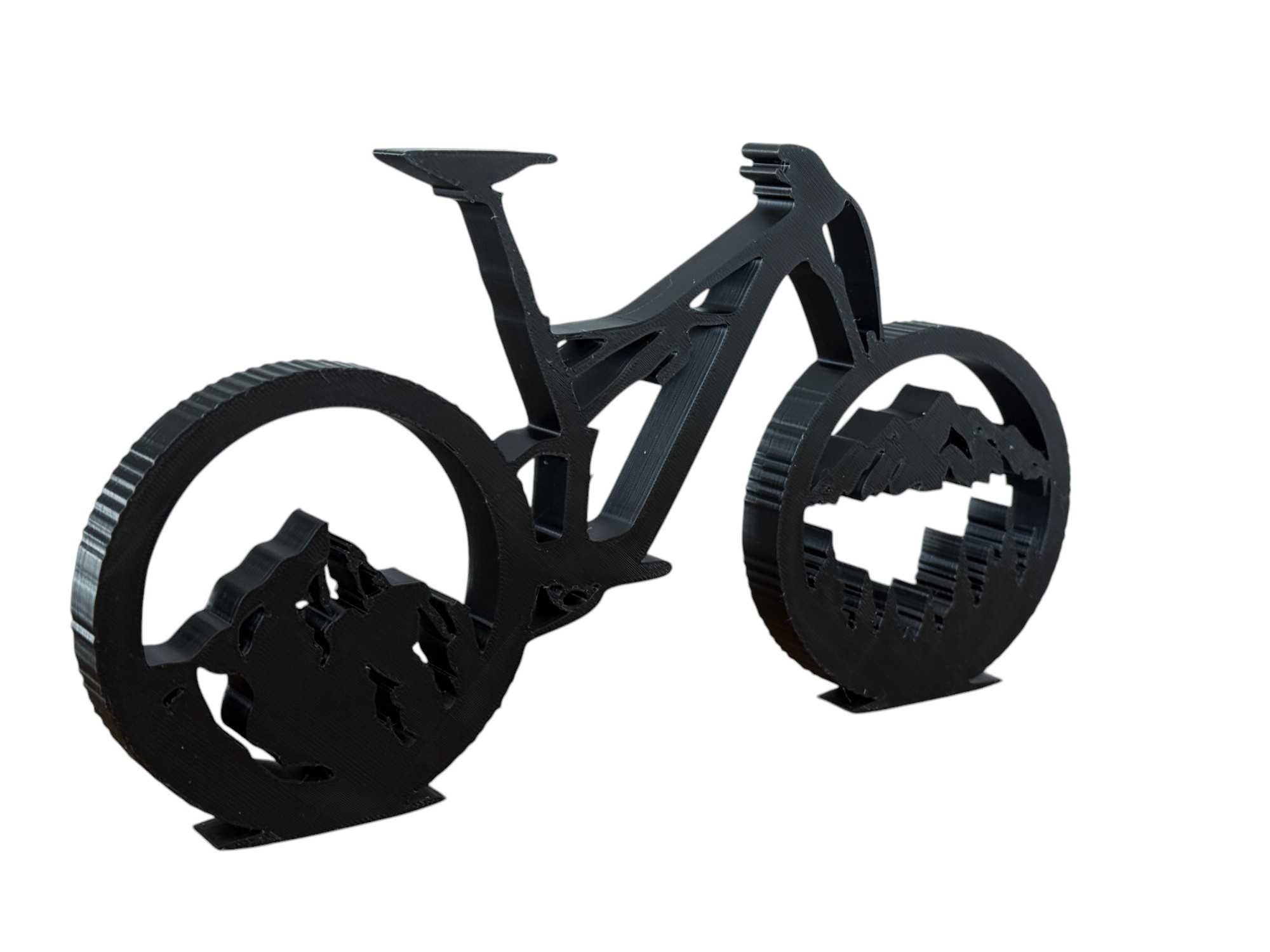 Ozdoba na biurko, półkę rower MTB górski klimat -Druk3D, gadżet