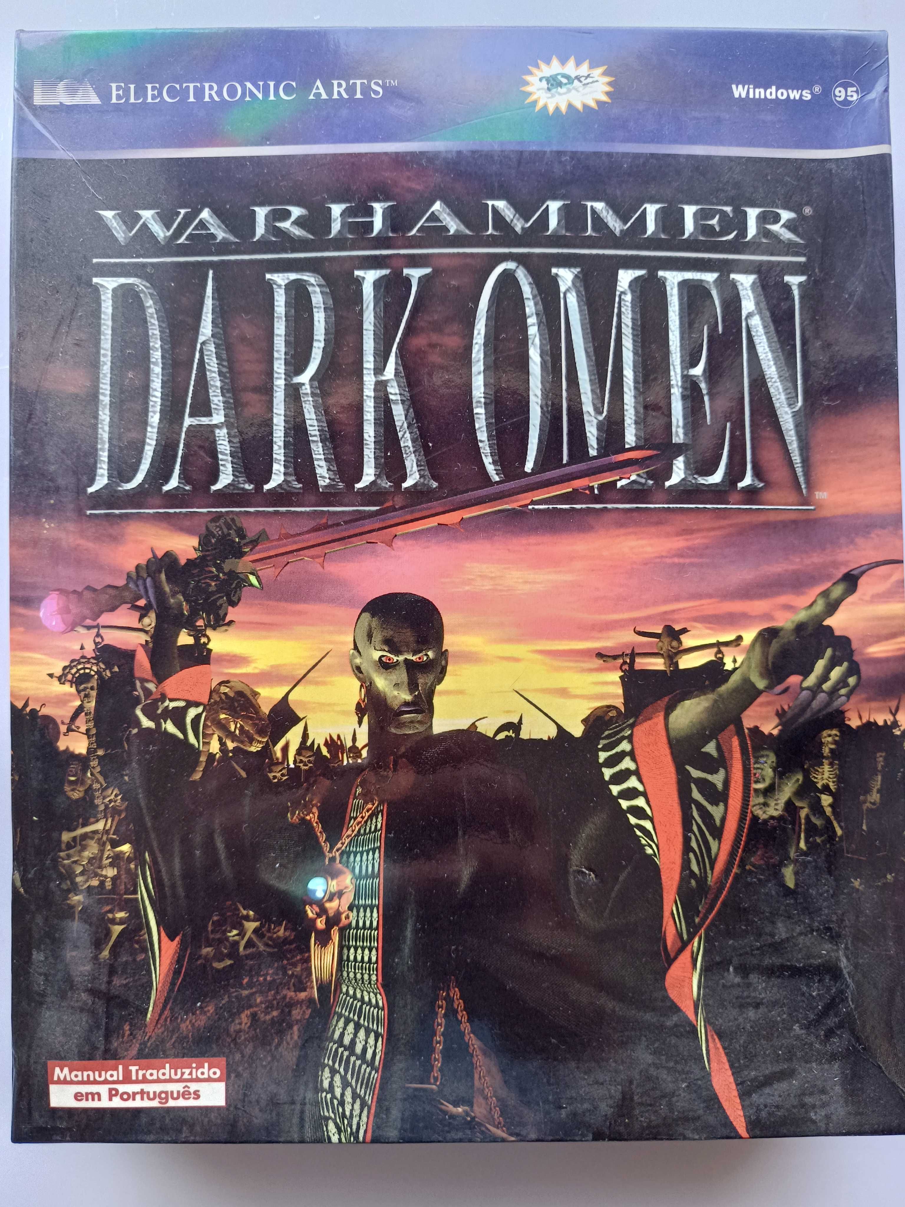 Jogo PC: Dark Omen, muito bom estado em caixa e com manual.