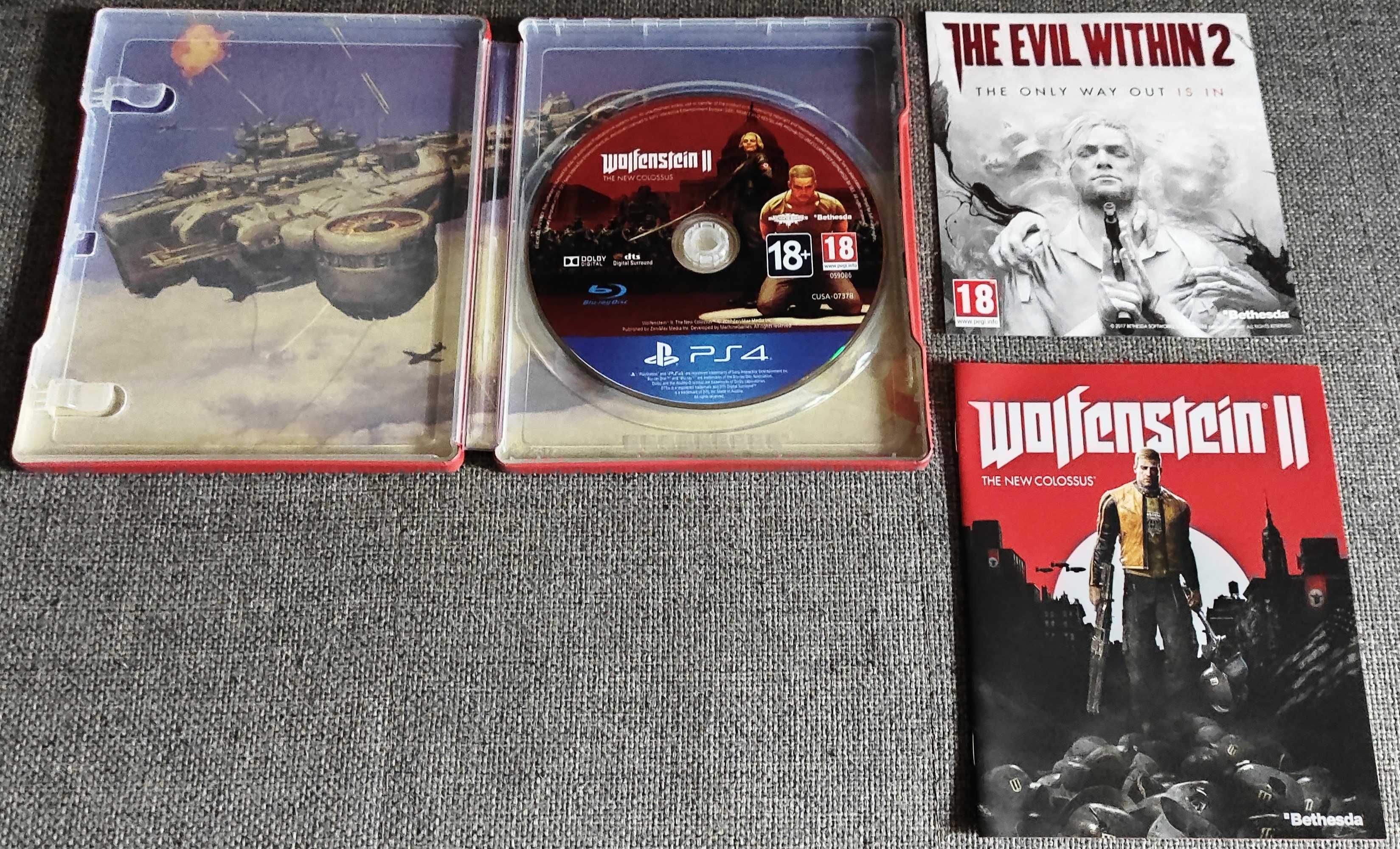 Wolfenstein 2 II: The New Colossus Edycja Kolekcjonerska PS4 Komplet