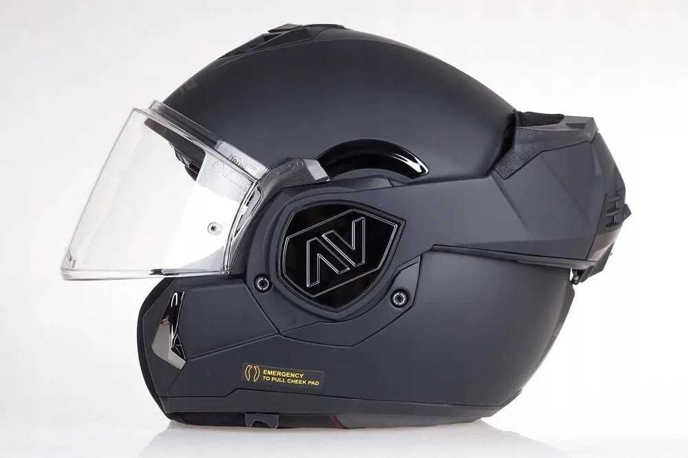 Nowy Kask szczękowy LS2 FF906 ADVANT czarny mat
