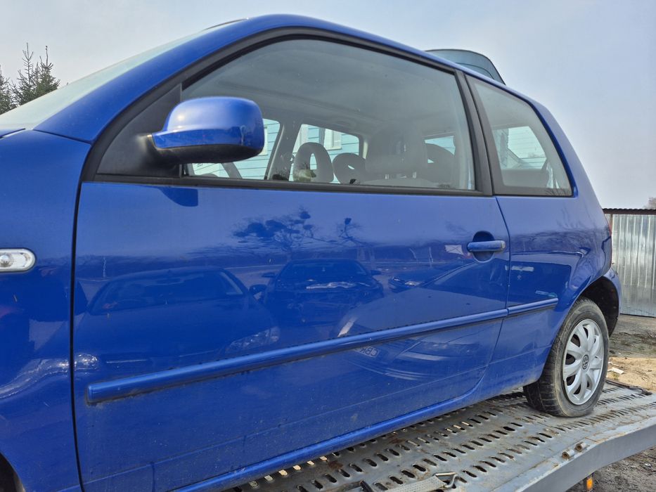 Części vw lupo silnik 1.0 AUC skrzynia ESY kolor LW5Z błotnik zderzak