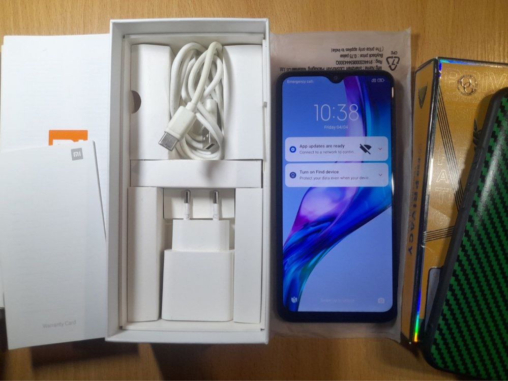 Продам смартфон Xiaomi redmi 9 3/32 гб + чехол+ защитное стекло