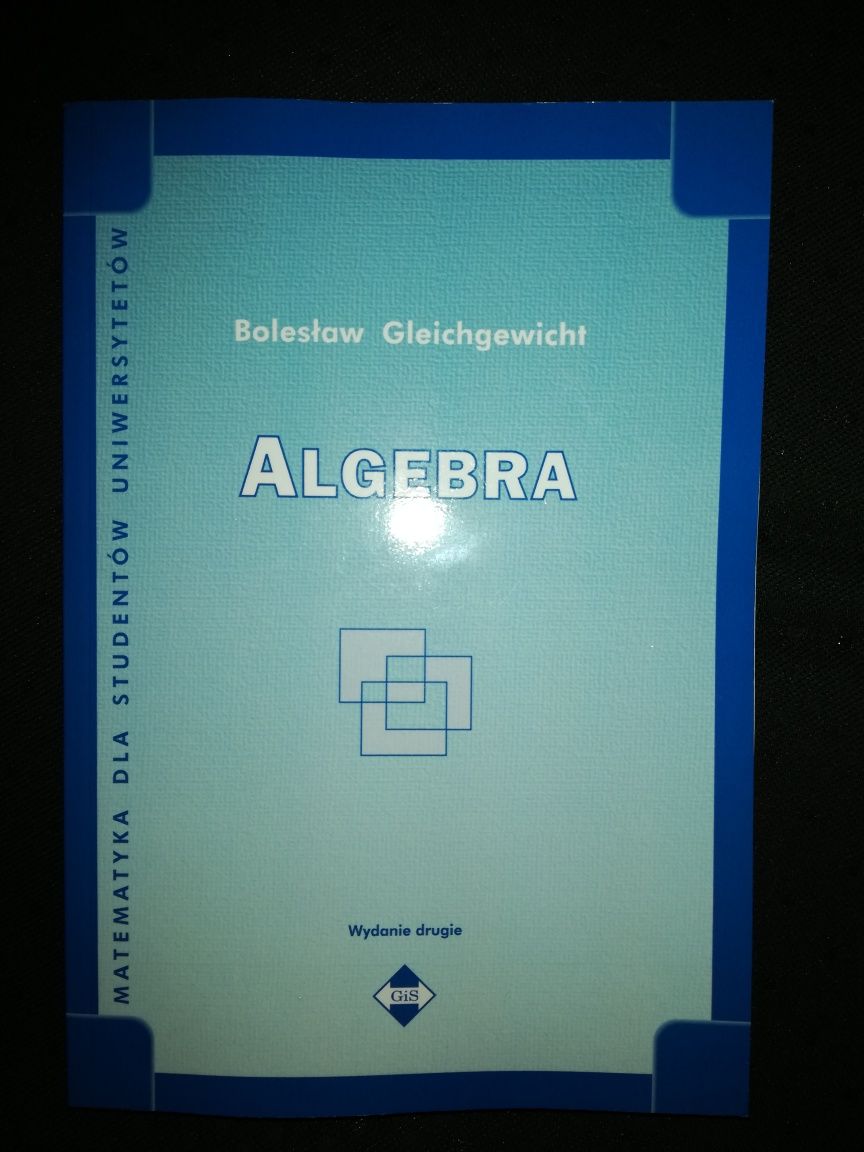 Książka Algebra dla studentów