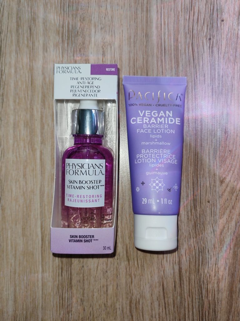 Zestaw kosmetyków serum Physycians Formula krem Pacifica Vegan Ceramid