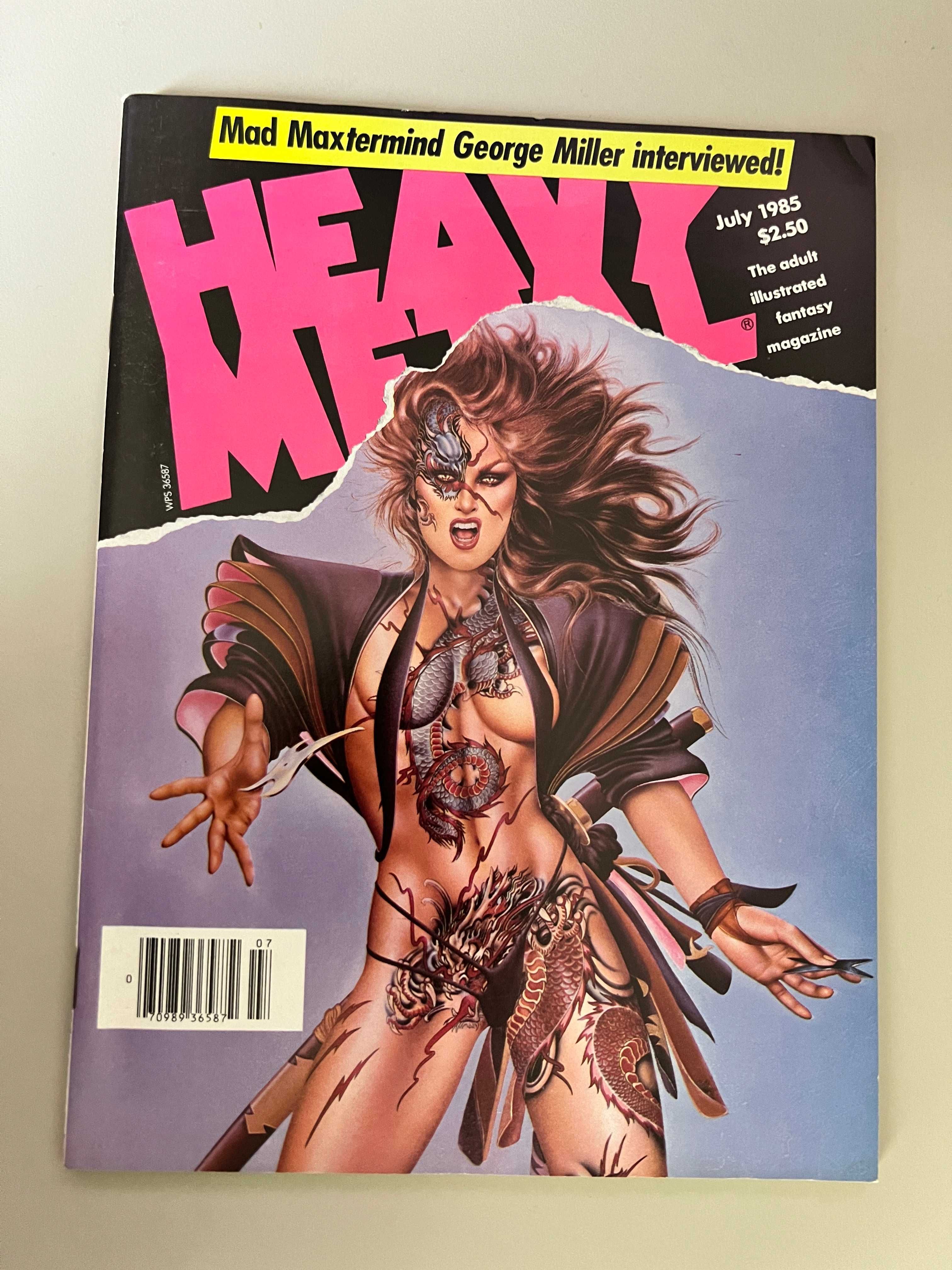 Heavy Metal Magazine July 1985