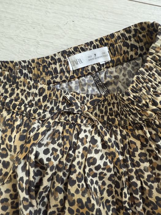 Спідниця Zara вельветова (5-6 років), леопардова