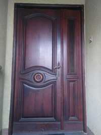 Drzwi drewniane wejsciowe zewnętrzne