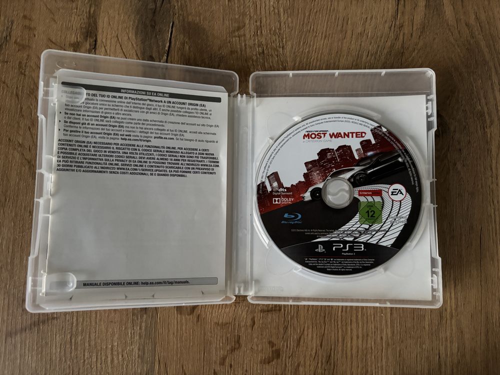 Gra Need For Speed Most Wanted na PlayStation 3
