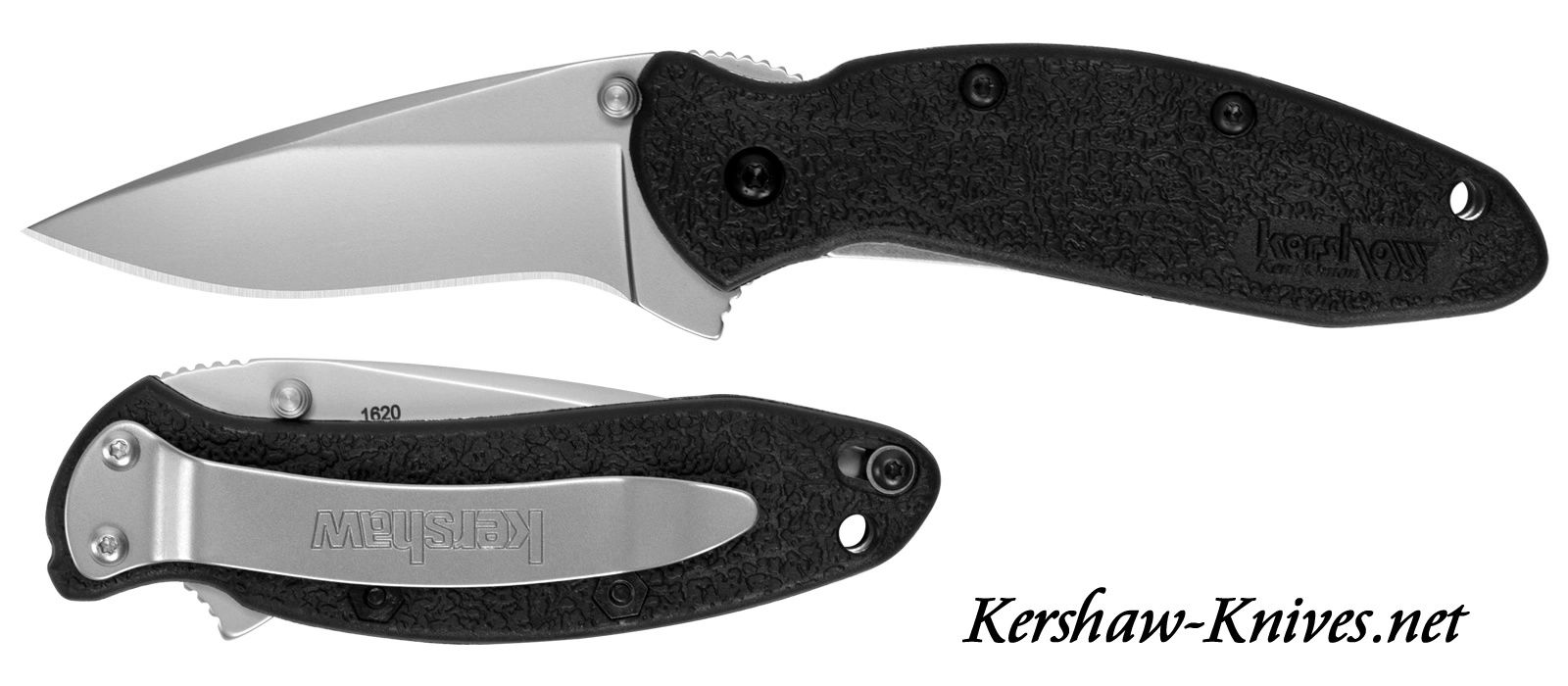 Kershaw Scallion-Blk GFN (2.40" SW 420HC) 1620 noz folder