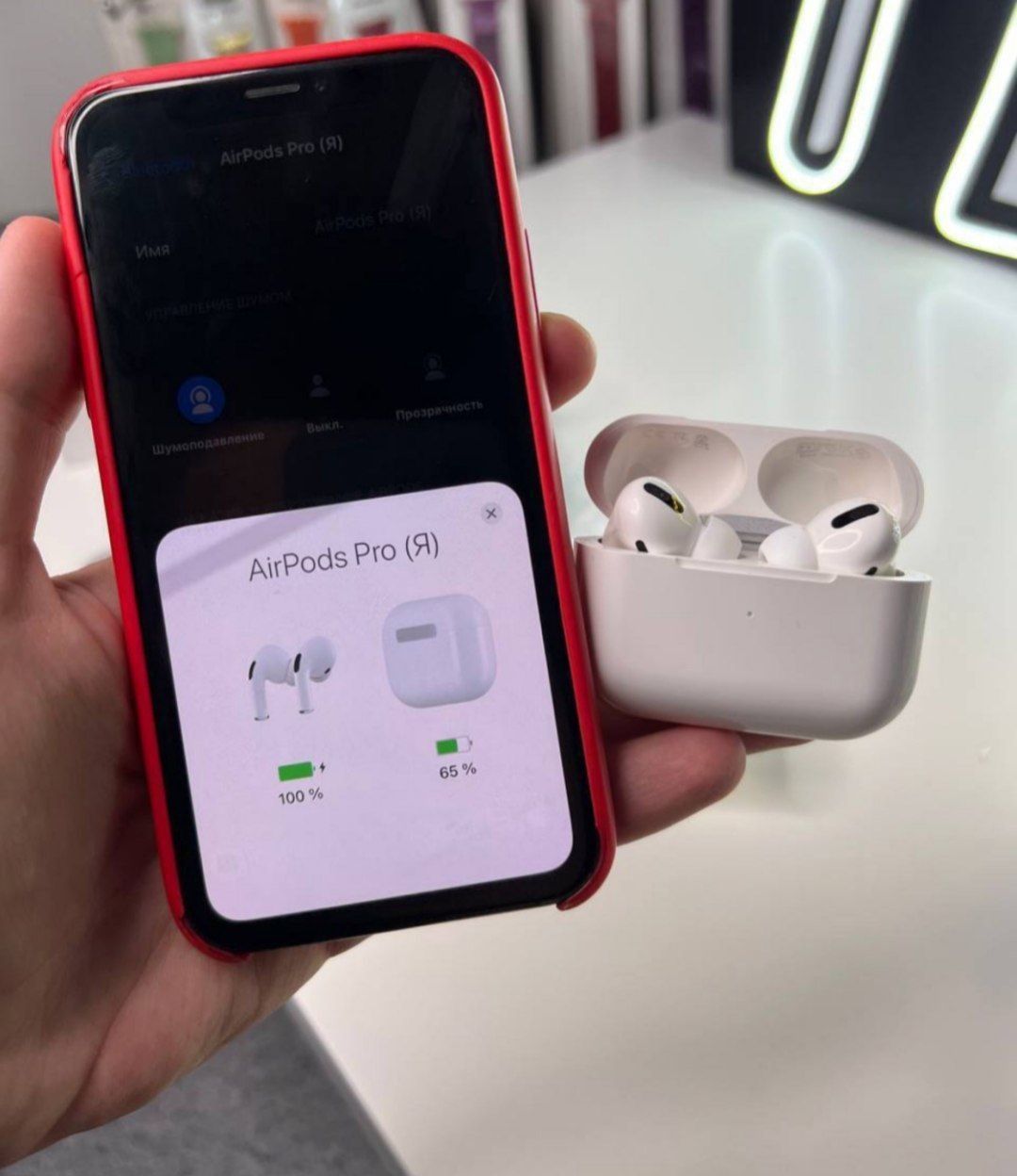 Airpods pro,lux якість 1:1 чіп AIROHA бездротові навушники