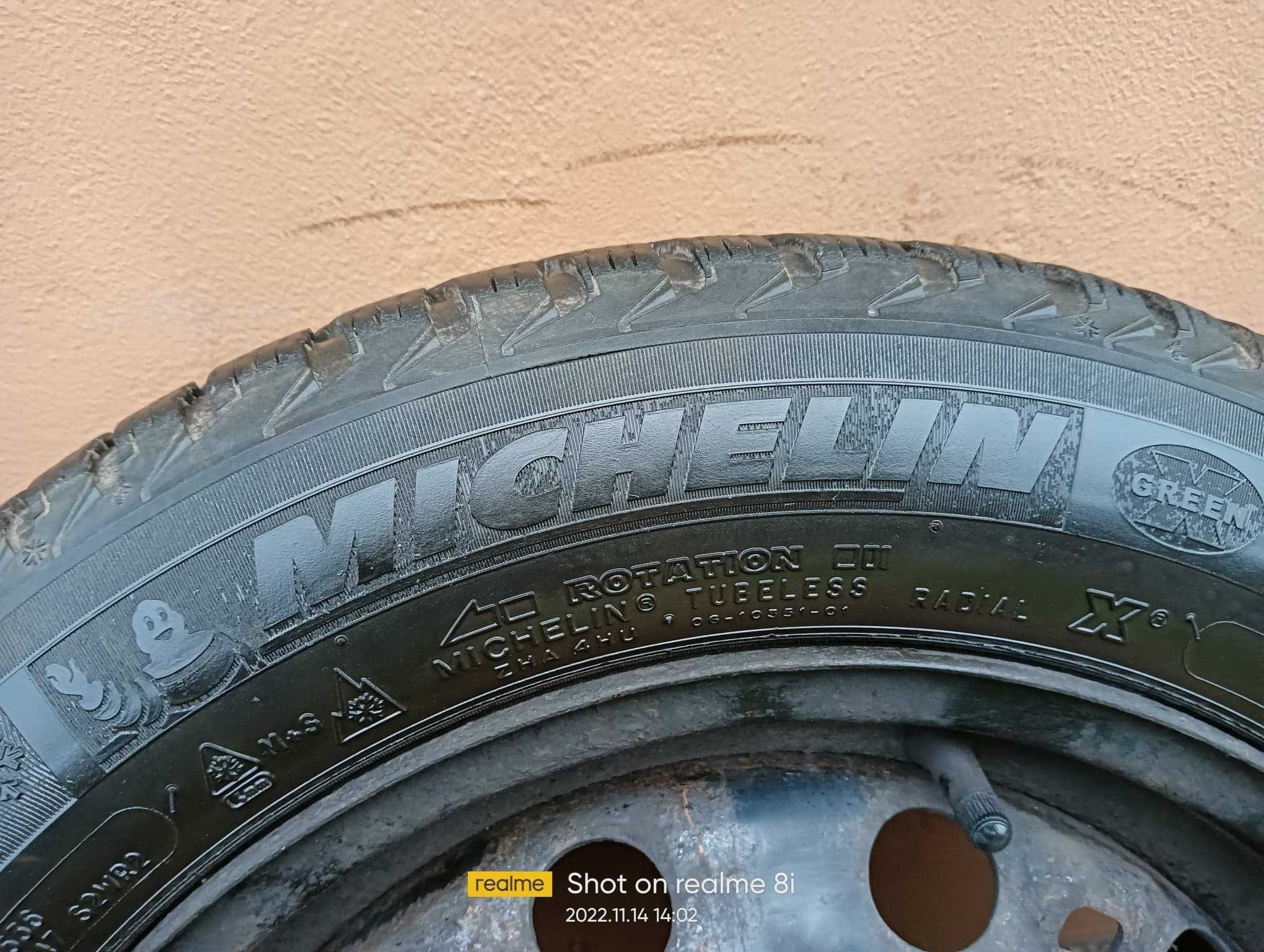 Opony zimowe Michelin 185/60 R15 felgi stalowe 6Jx15H2 ET38 Ibiza Polo