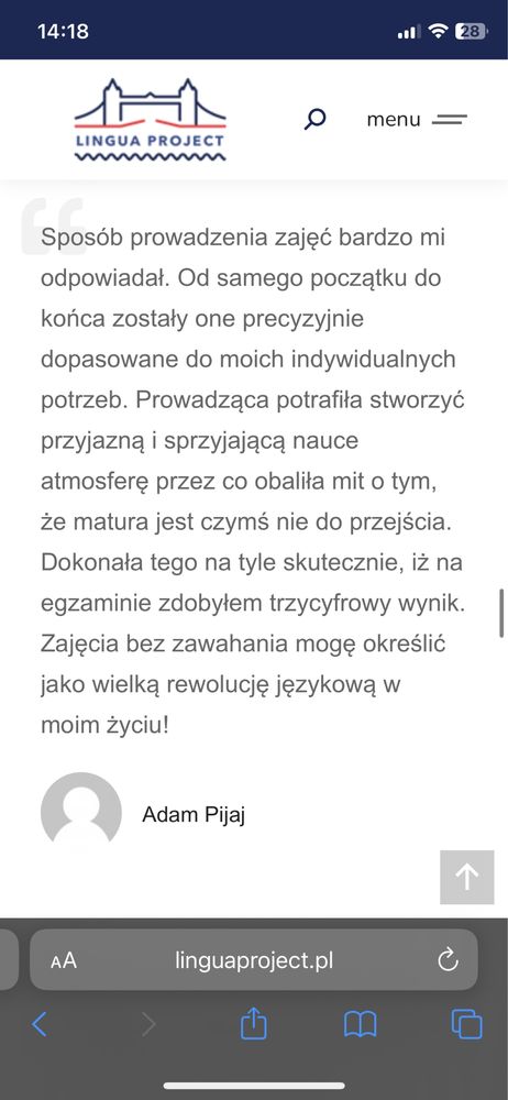 Angielski - korepetycje, kursy online dla dorosłych i młodzieży