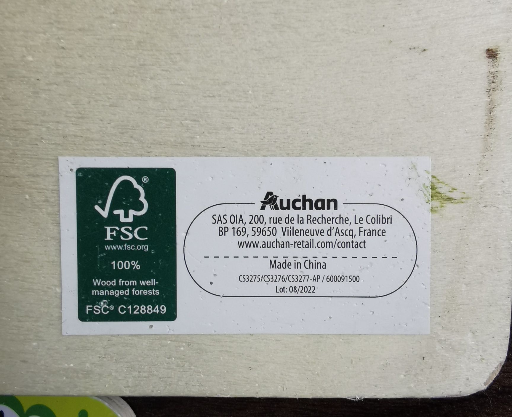 Układanka dla malucha Auchan