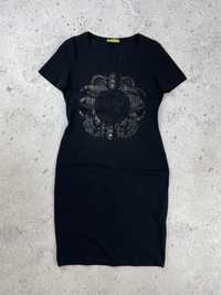 Versace jeans printed dress black плаття оригінал