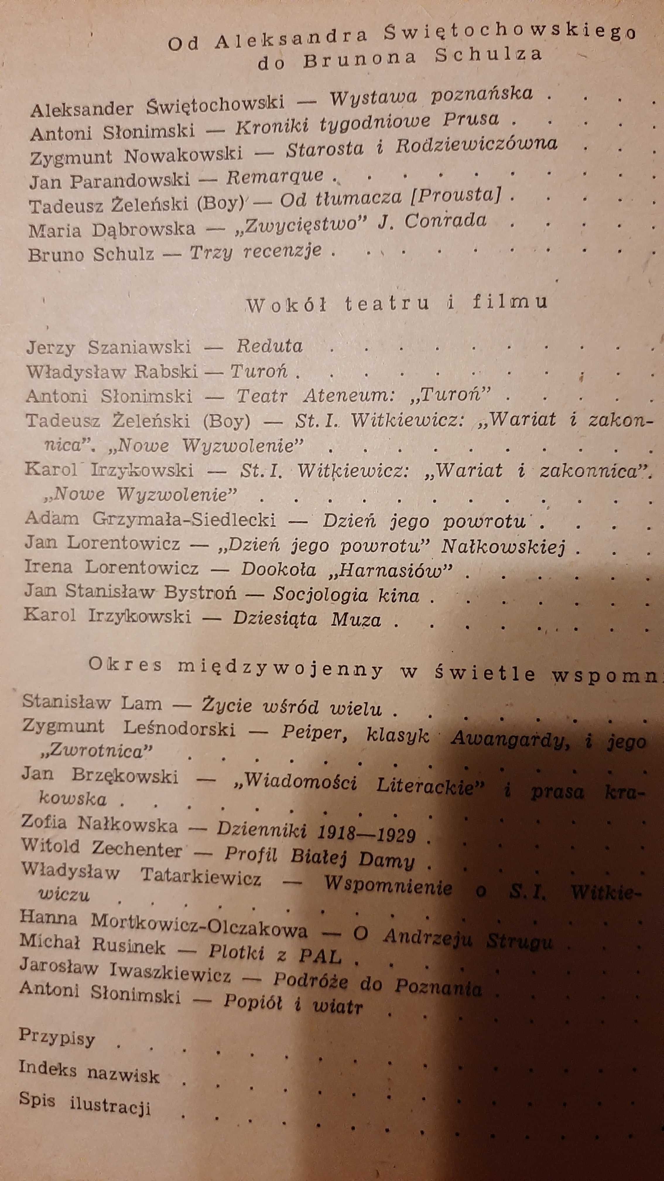Lorentowicz Bistroń Lam Teatr film w dwudziestoleciu międzywojennym