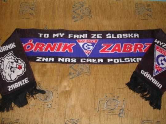 GÓRNIK ZABRZE !! To My Fani Ze Śląska !! Szalik szal piłkarski