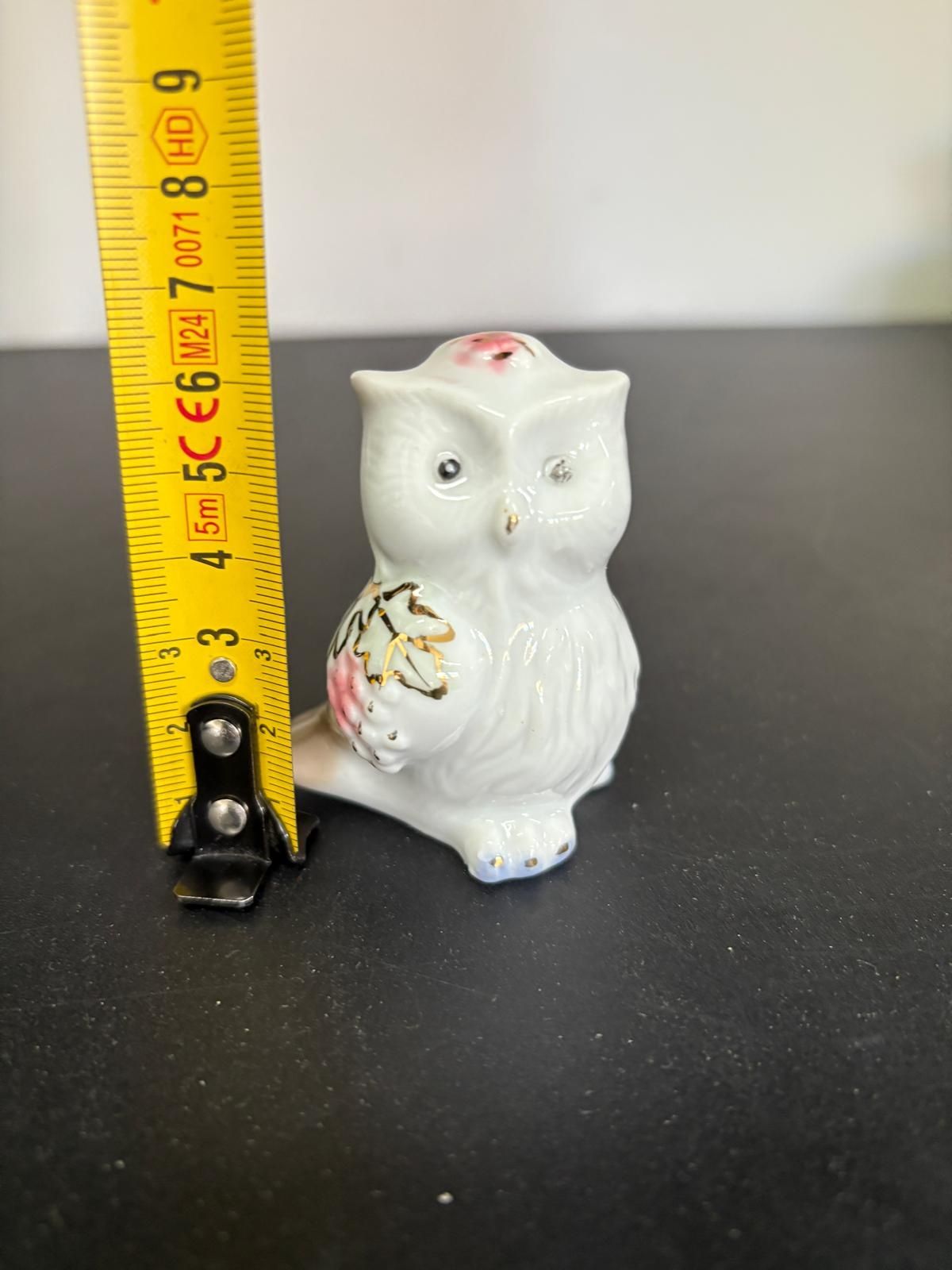 Figurka porcelanowa sowa