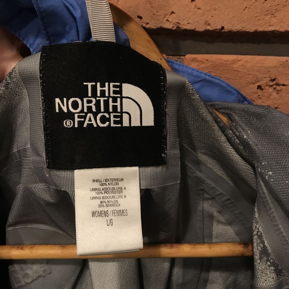 Kurtka the north face hyvent niebieska szara pastelowa górska tnf