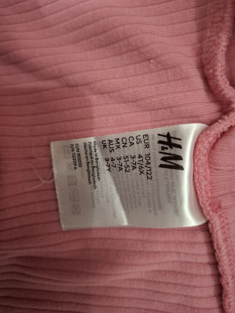 Zestaw komplet dla dziewczynki czapka komin H&M 104 110