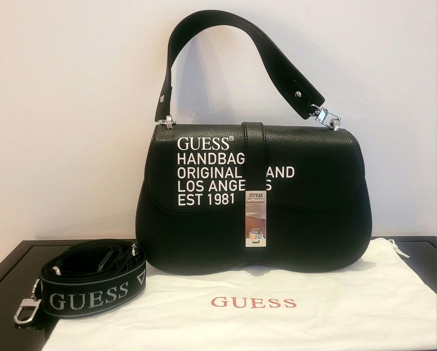 Torebka guess 2 wymienne paski