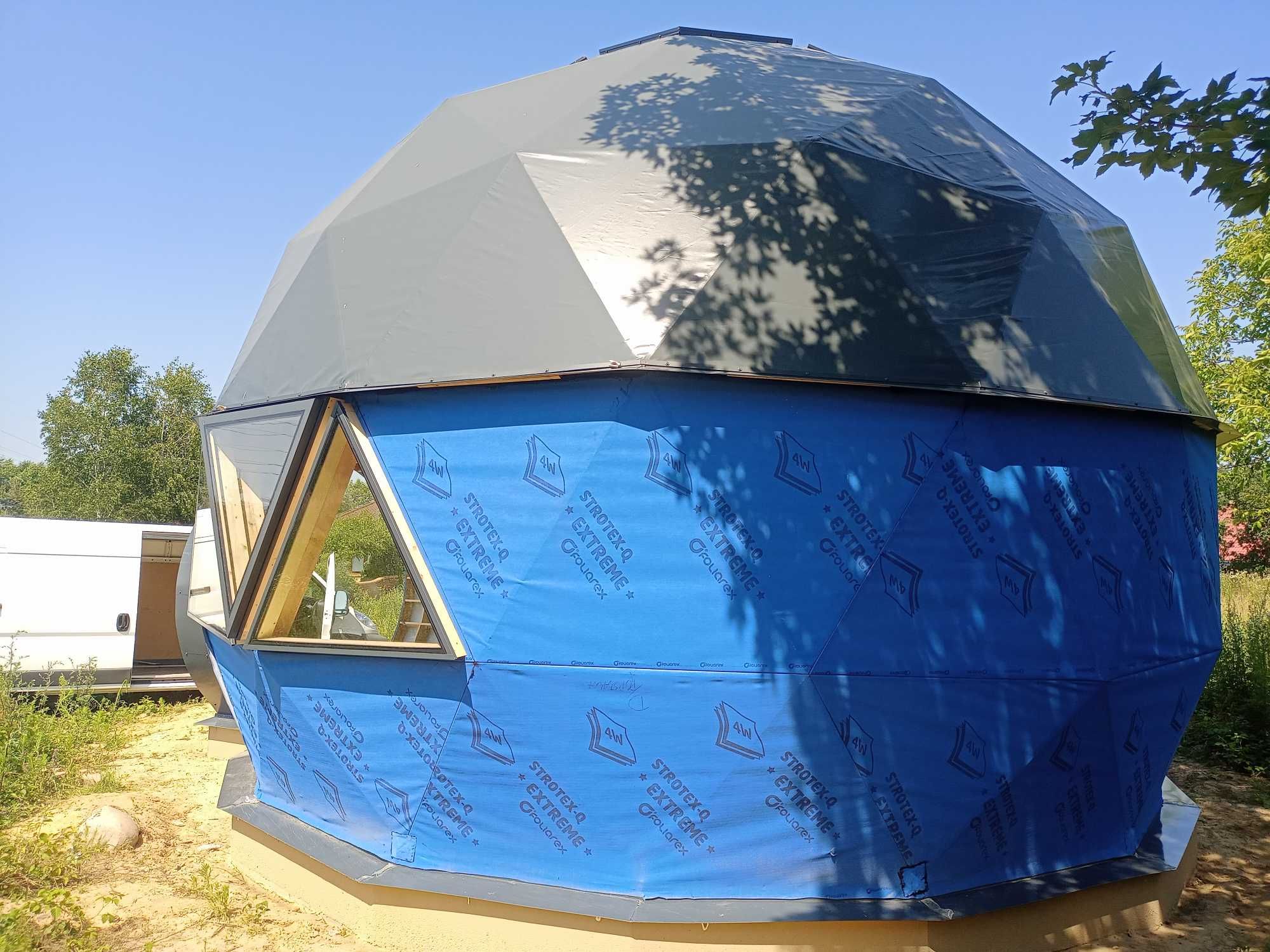kopuła, glamping, domek letniskowy