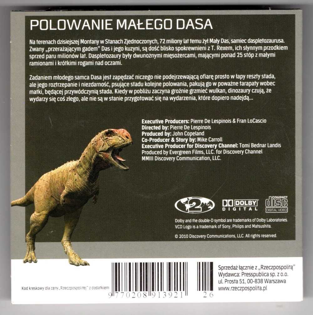 Planeta Dinozaurów 2 Polowanie małego Dasa (VCD)