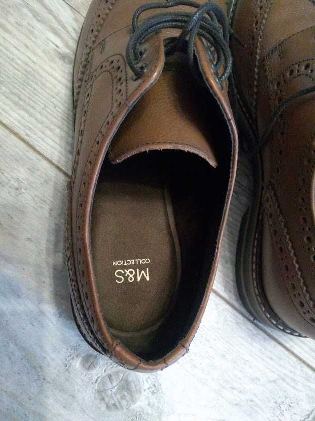 buty nowe Marks & Spencer broque brogsy