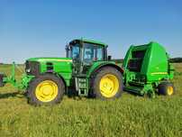 Tanio prasowanie słomy siana prasa john deere 864