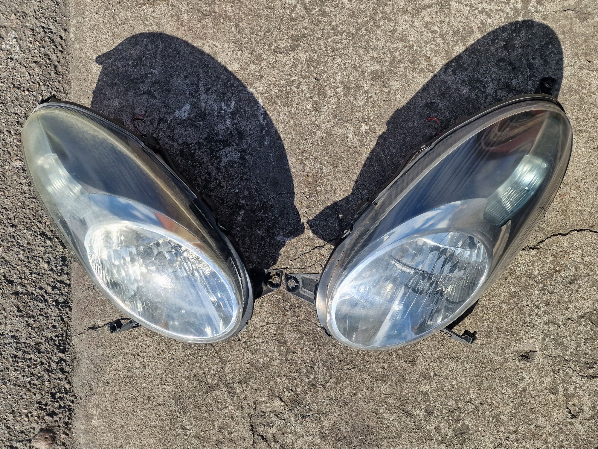 Lampy przód nissan Micra k12 lift komplet europa