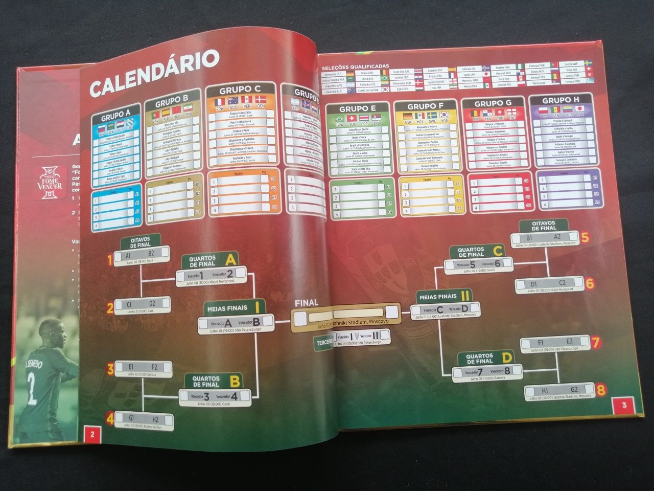 Caderneta Completa Fome de Vencer 2018 com Tattos aceito troca