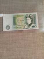 INGLATERRA 1 Nota CIRCULADA mas em muito bom estado conforme fotos