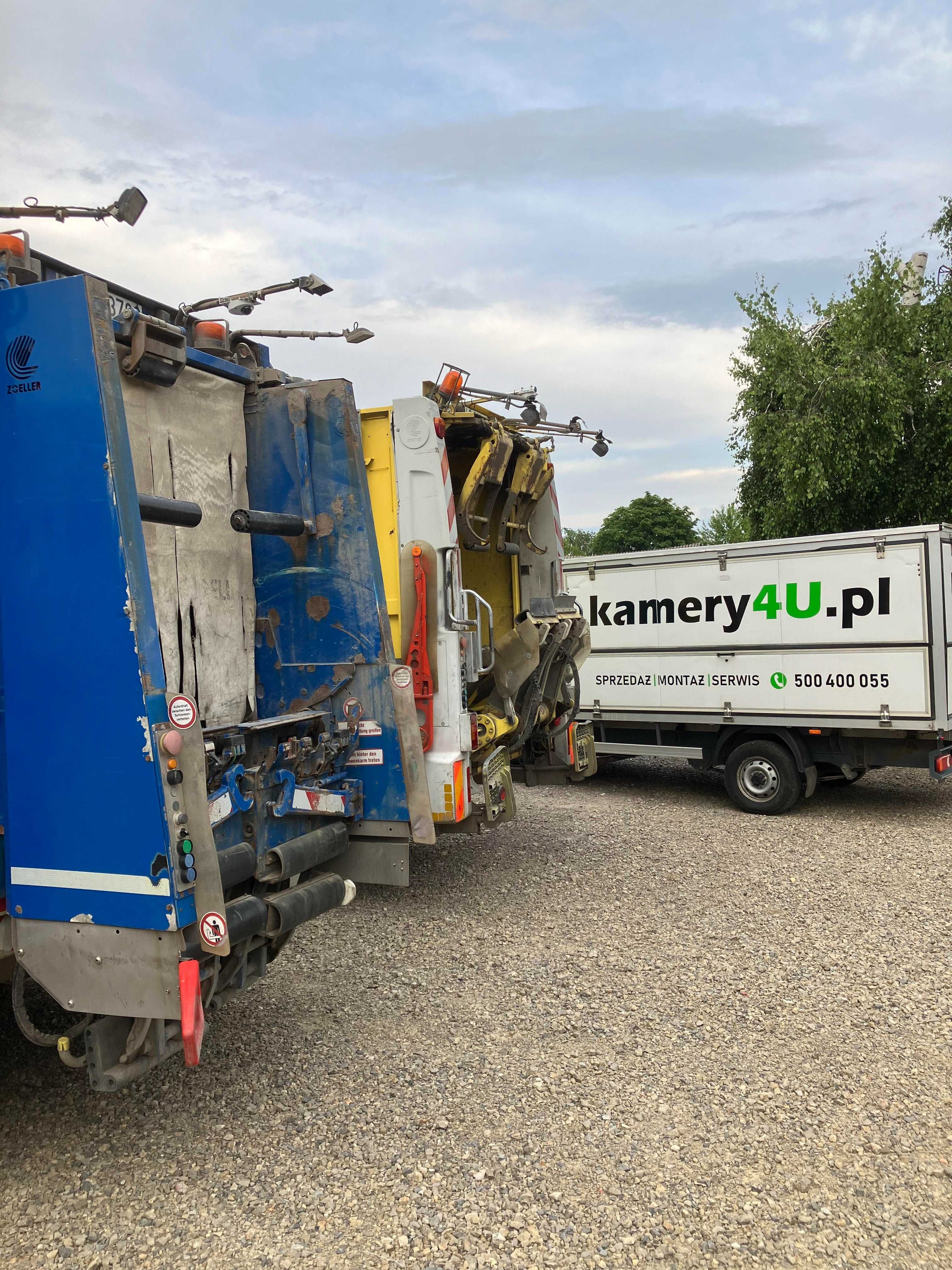 Kamery4Upl monitoring pojazdów śmieciarek Puławy Warszawa Radom Kielce