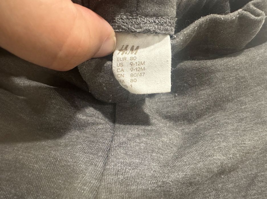 Calças Cinza Coelho (9-12M) H&M