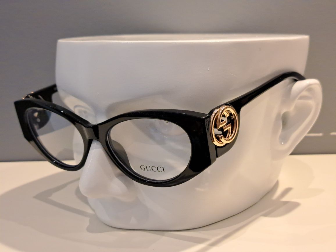 GUCCI nowe czarne oprawki okulary zerówki