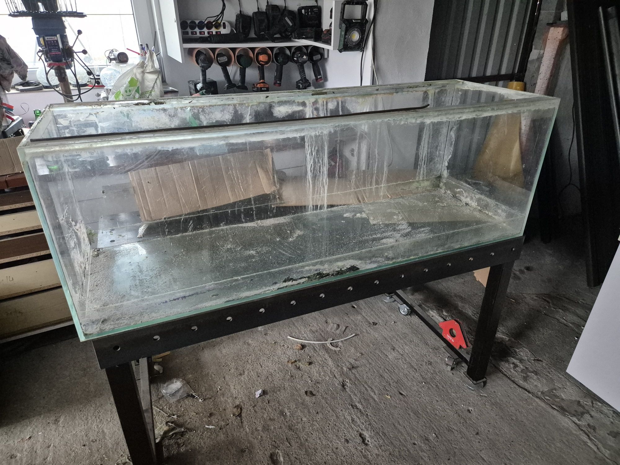 Akwarium na terrarium - uszkodzone