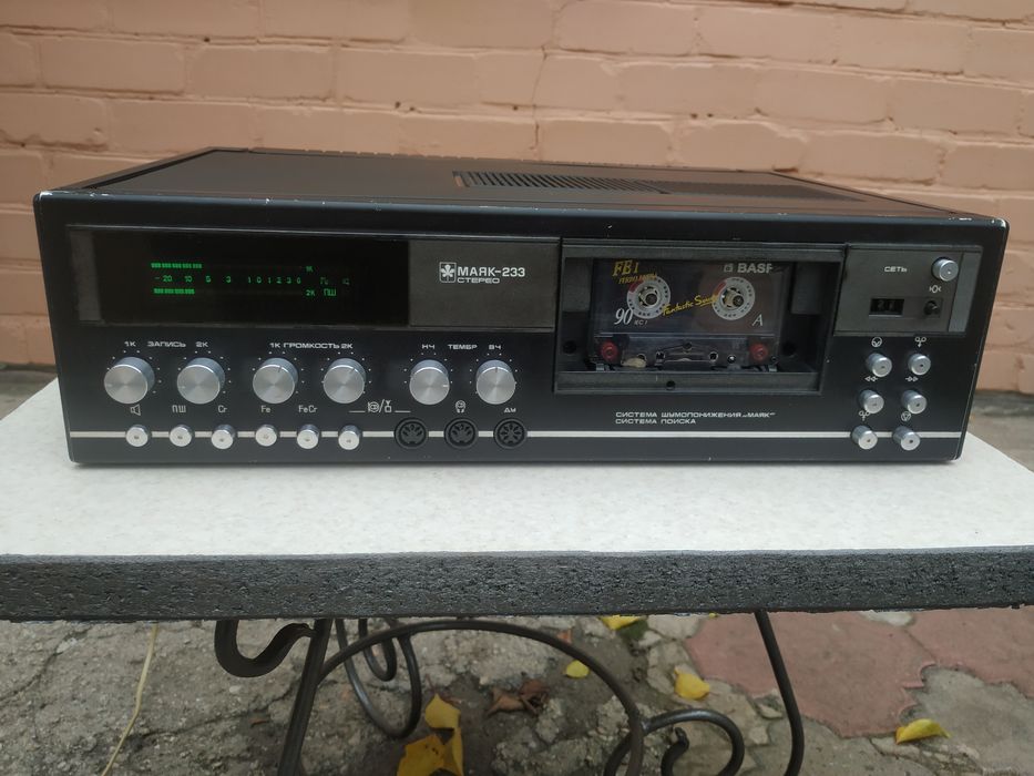 Магнитофон-приставка Маяк-233 стерео