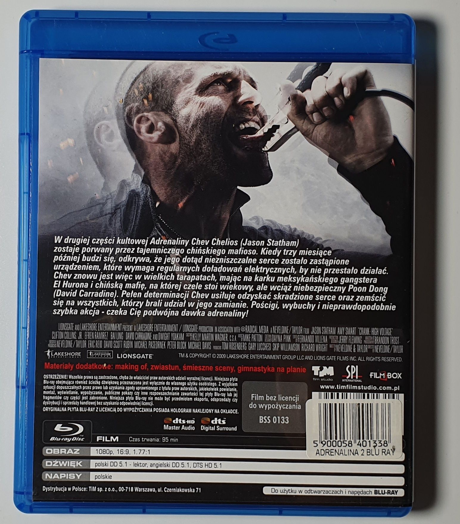 "Adrenalina 2" Blu-Ray lektor I napisy PL