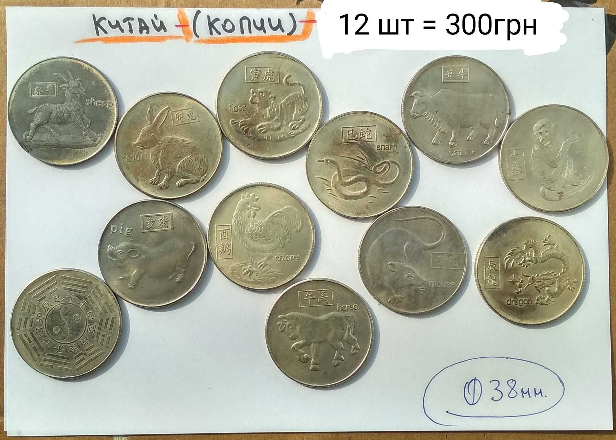 Монеты мира на выбор (25-лот)
