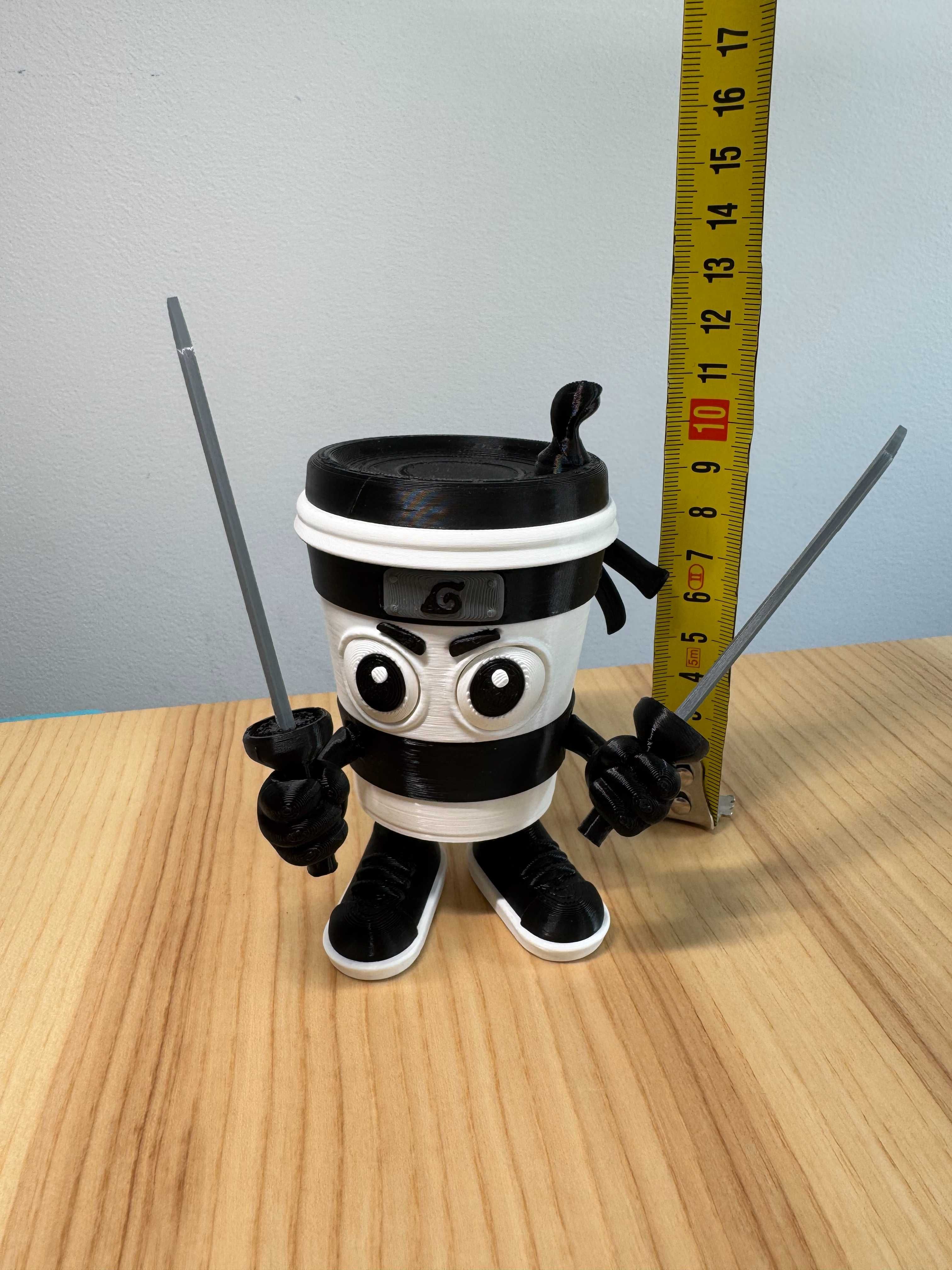 Капучіно Асасіно Italian Brainrot 3D Друк Cappuccino Assassino