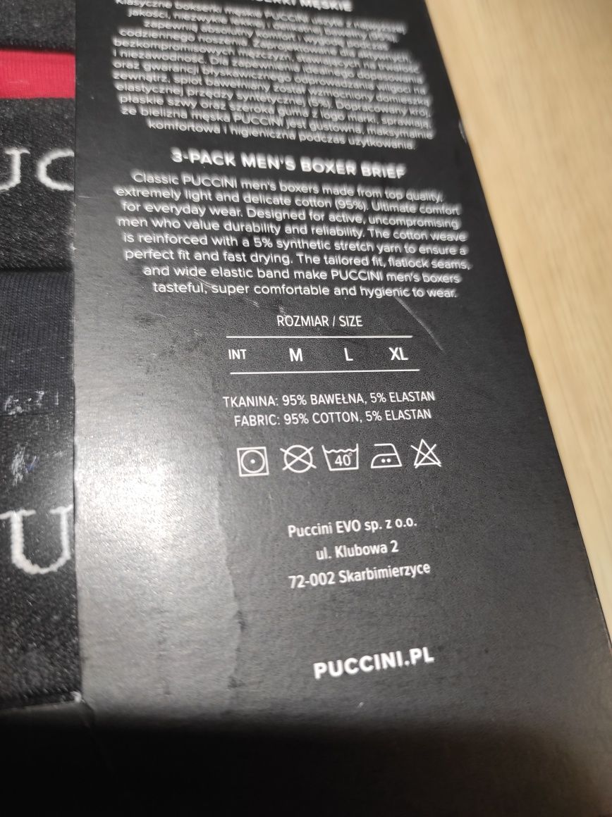 Bokserki męskie Puccini XL 3pack