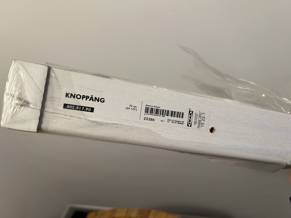 Półka Ikea na ścianę biała 75 cm nowa