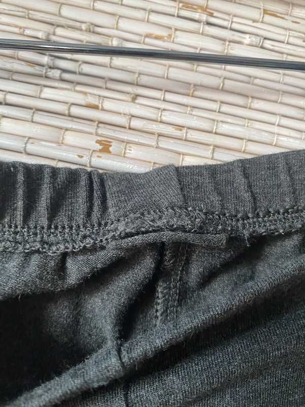 Szare bawełniane legginsy S/M 36/38