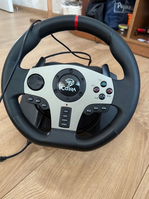 Руль+коробка передач+педалі для ігор на копьютері (симулятор)