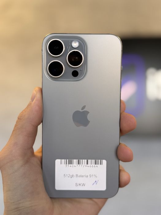 RATY 0% iPhone 15 Pro Max 512GB BATERIA 91% GWARANCJA 12 miesiecy!!!